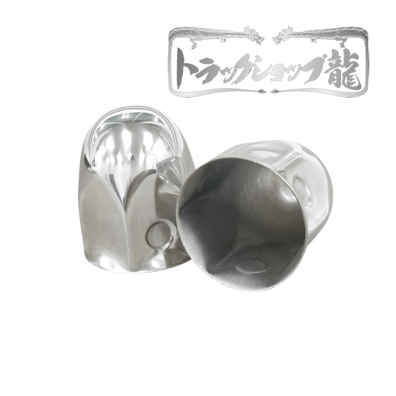 ステンレス ナットキャップ 6個セット JIS41mm 高さ56mm 銀色 弾丸型 6穴用 G00252