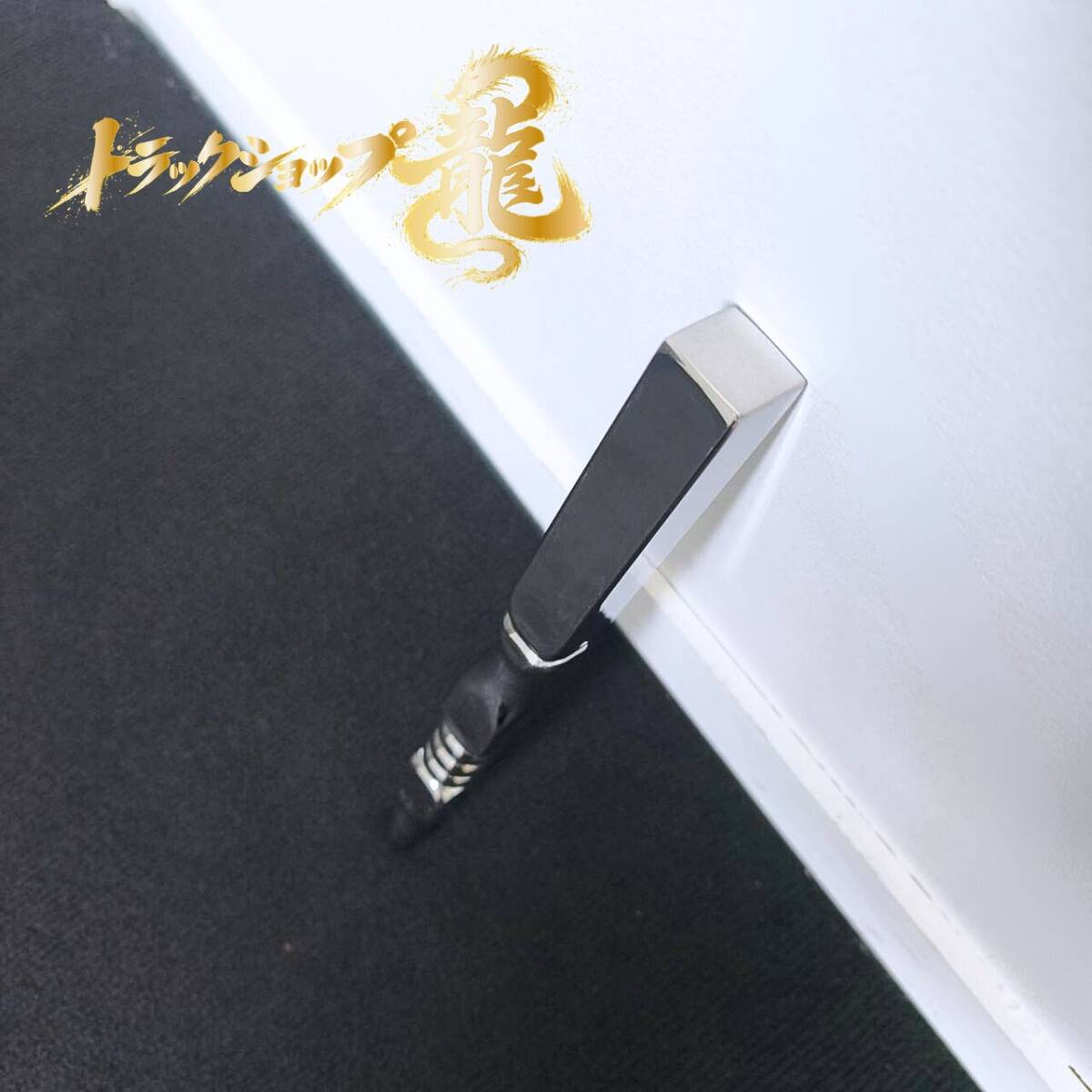 ステンレス シフトノブ 25角 絞りパイプ 335mm アダプタ付き T0152S