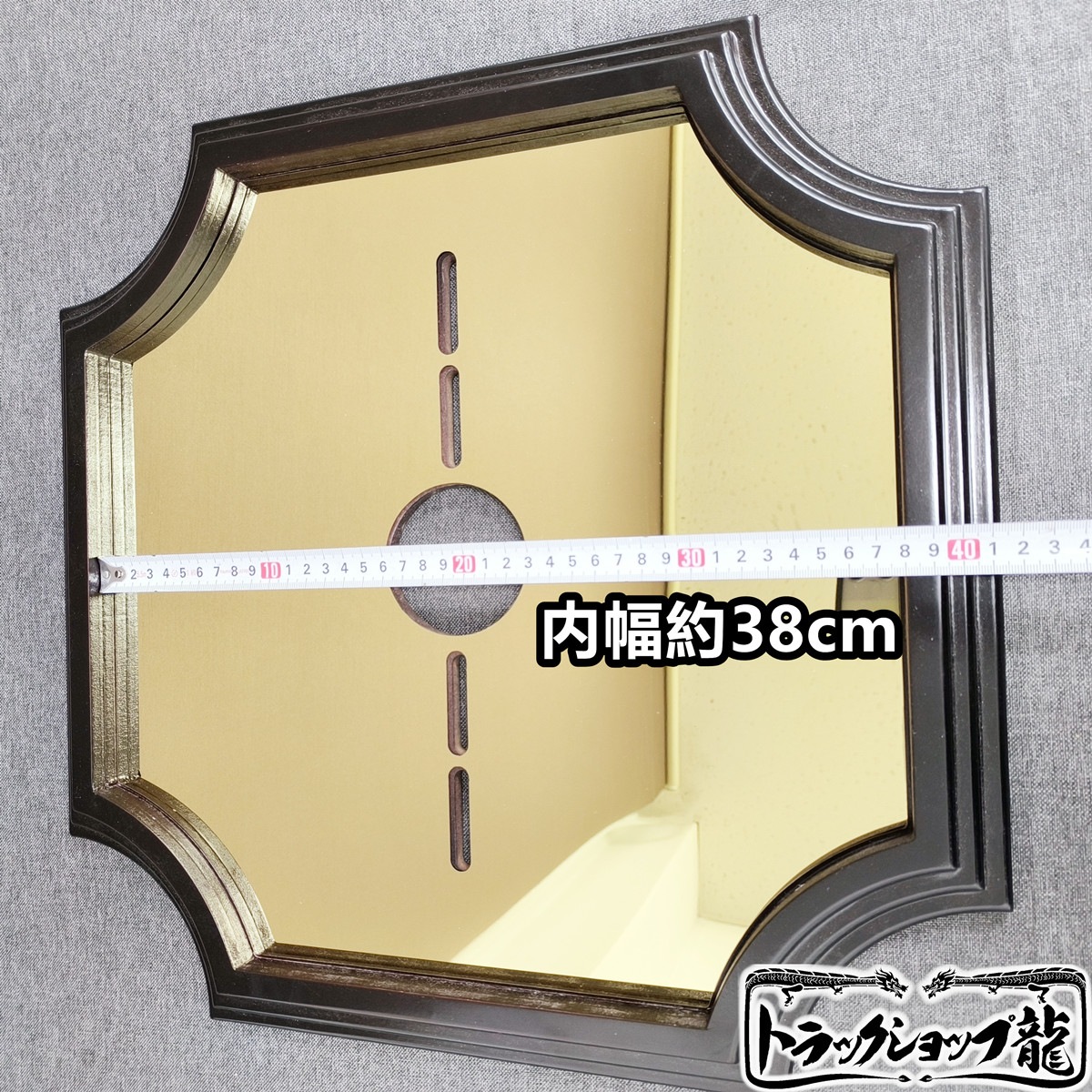 オリジナル！内径約39㎝小シャンデリア用 ゴールド真空メッキ木枠土台C0716S オリジナル！新入荷天吊り 内径約39㎝小 シャンデリア用 ゴールド真空