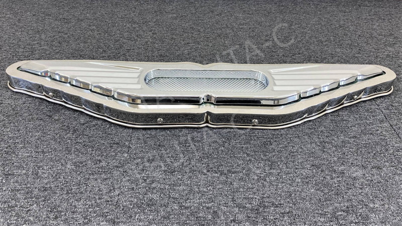 HINO アンドン 丸型 鏡面ステンレス特注品 ステンレス 中型/超薄型 バスマーク アンドン 【鏡面】 厚み50mm 6mm丸