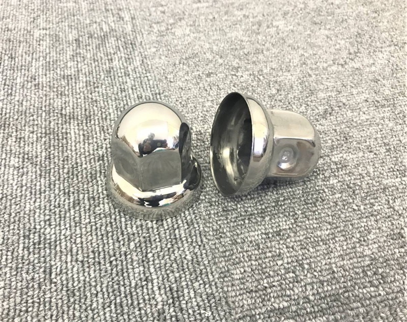 ステンレス ナットキャップ 8個セット ISO33mm 高さ51mm 銀色 丸型