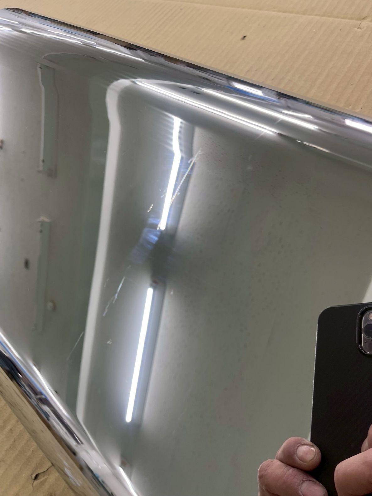 【訳あり品】 三菱ふそう ブルーテックキャンター ステンレス 燃料タンクカバー 鏡面 100Lサイズ用 T8131S