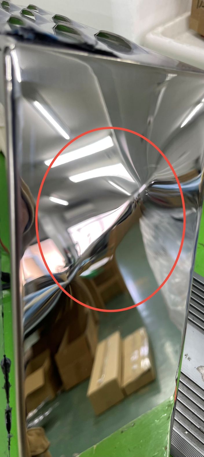 【訳あり品】 三菱ふそう ブルーテックキャンター ステンレス 燃料タンクカバー 鏡面 100Lサイズ用 T8131S