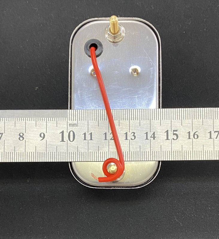 ノーマル球付き 角マーカー 【スモーク】 1個 角型 サイドランプ 前開きタイプ ガラスレンズ D0692Y