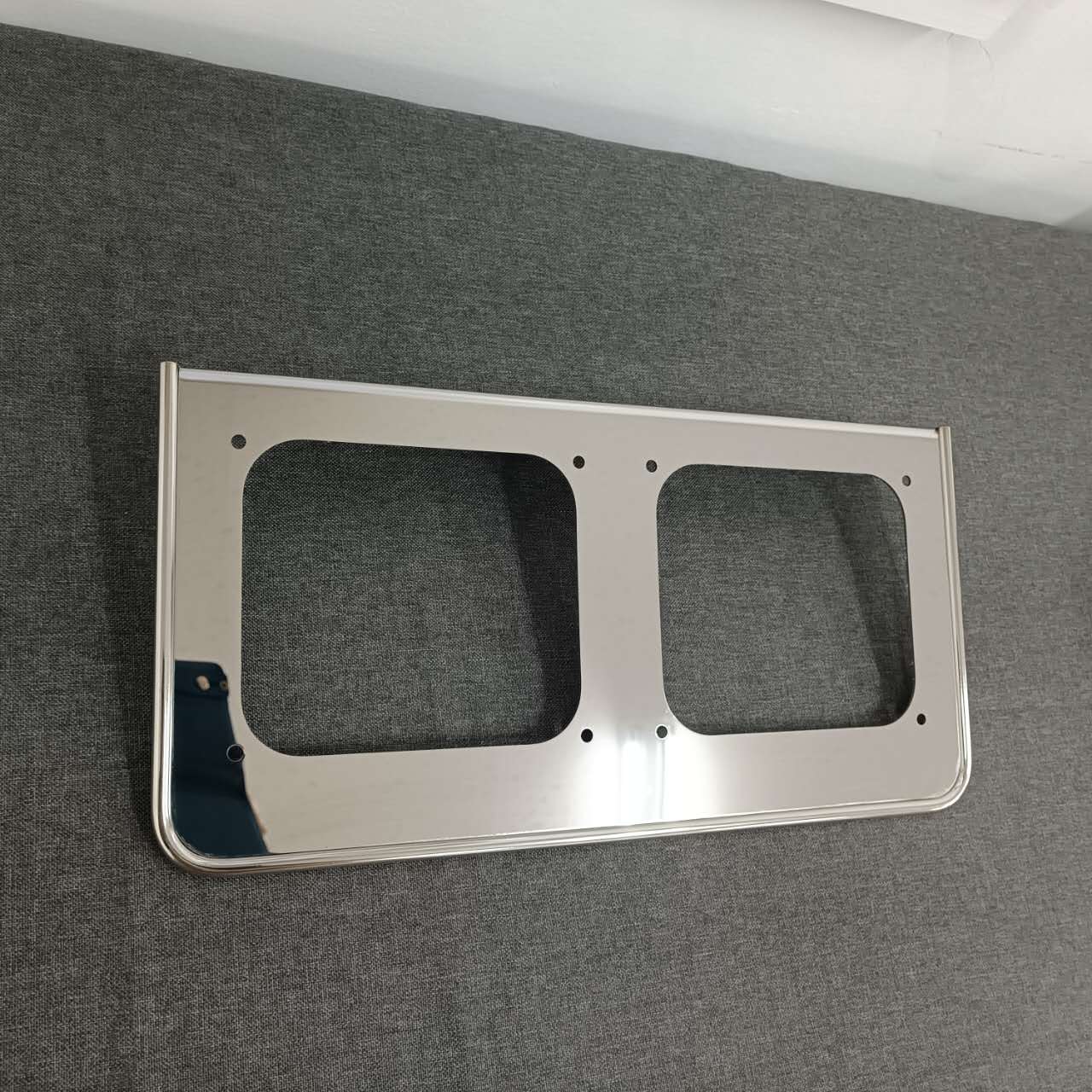 ステンレス アローテールランプ用 取付ブラケット 2枚セット 2連 鏡面 テール枠 S0890S