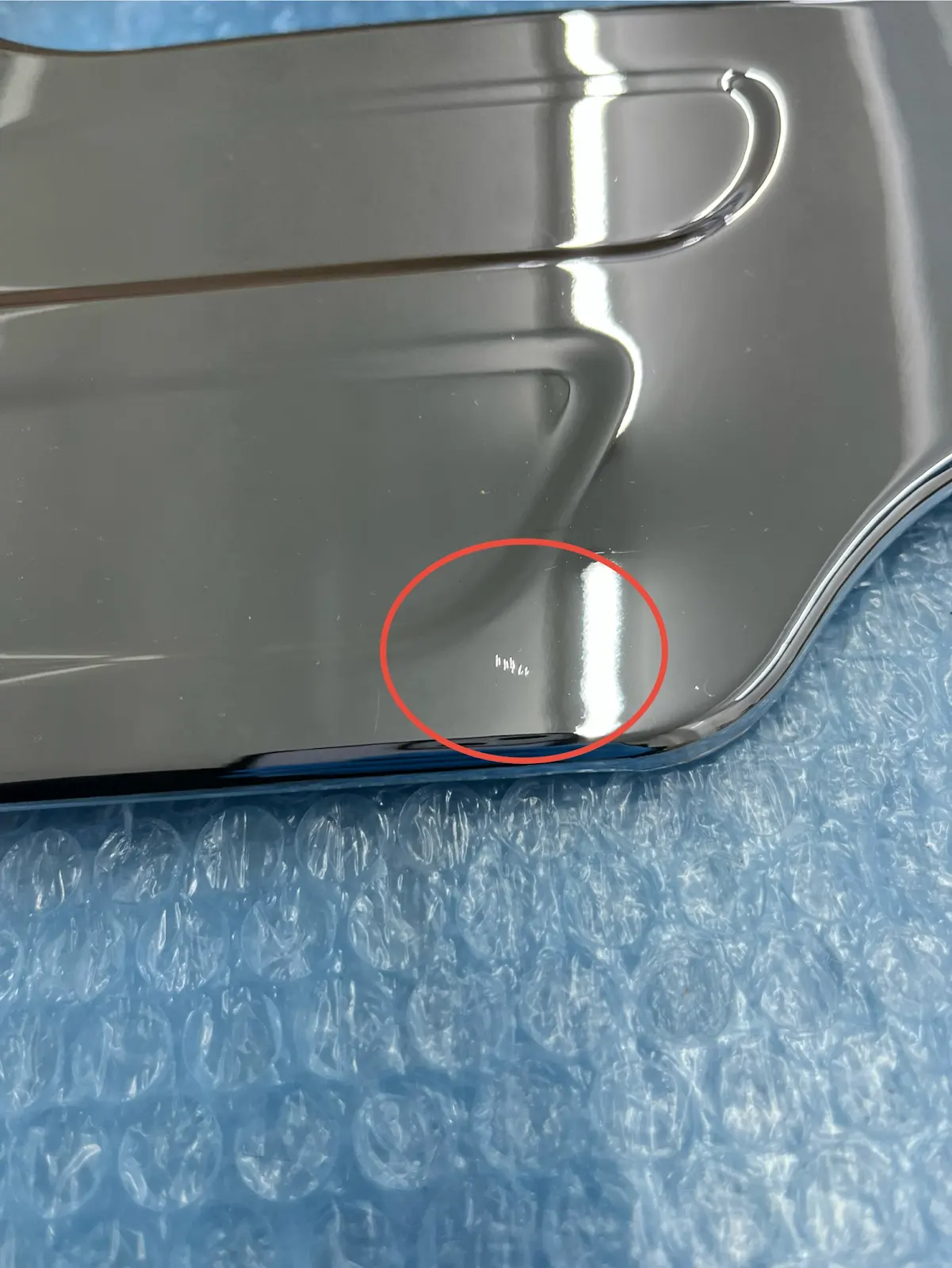 【訳あり品】 メッキ ドアハンドル プロテクター 左右セット いすゞ NEWエルフ/超低PMエルフ/07エルフ ローキャブ I8914S