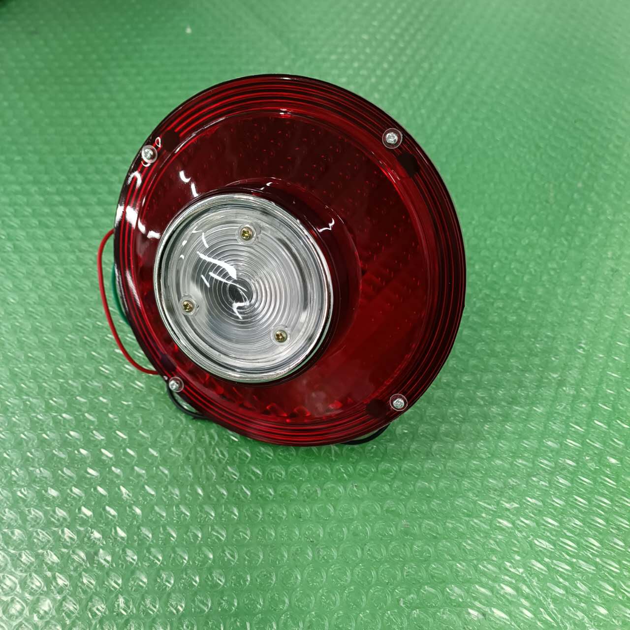 丸形 スカイライン テールランプ レンズのみ 【赤×白】 1個 バルブ付き