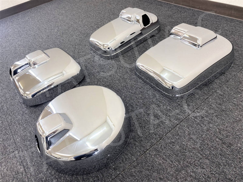 メッキ ミラーカバー 4点セット 日産UD 新型 パーフェクトクオン G0307T