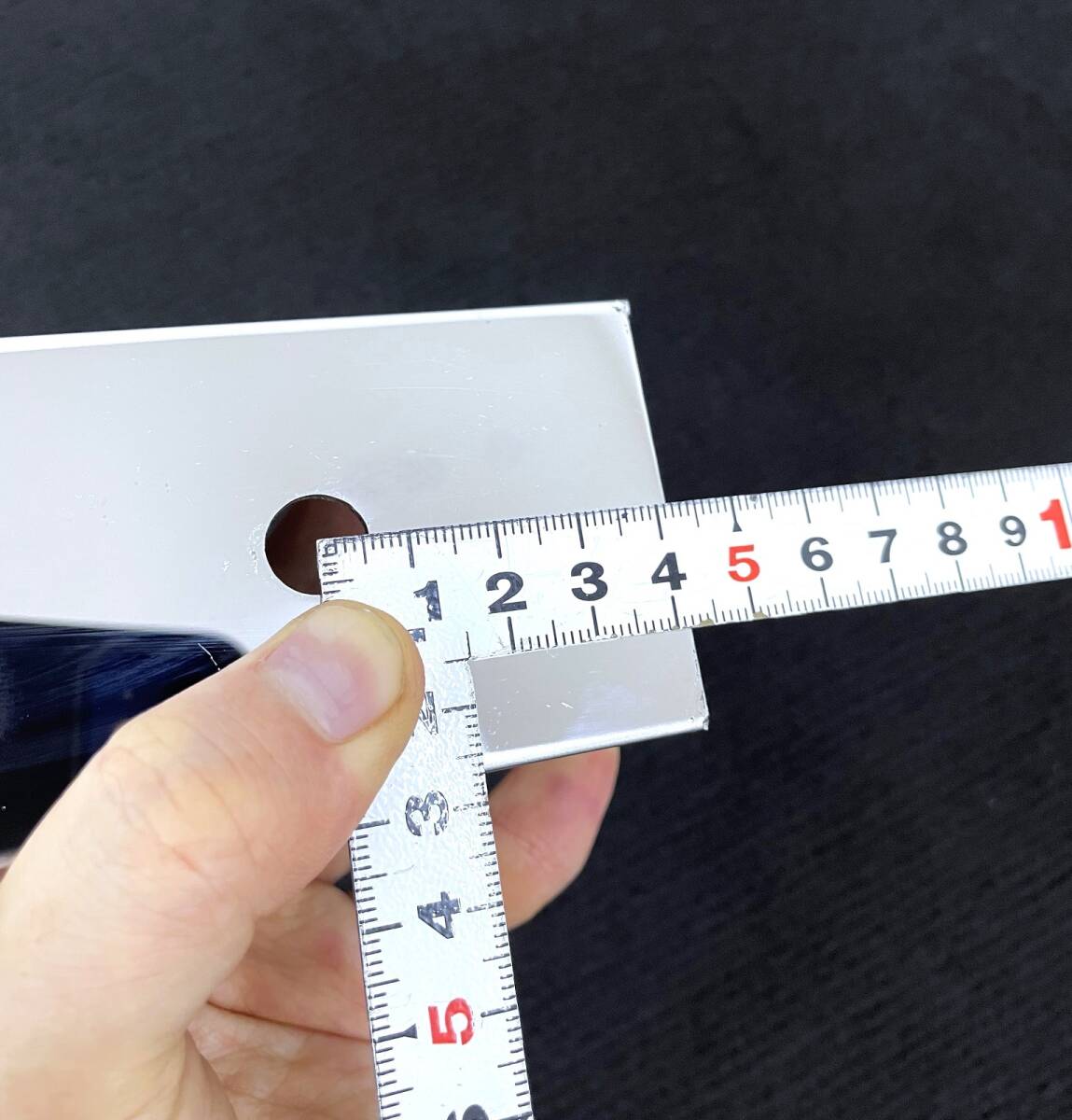 訳有品 鏡面ステンレス 幅85mmサイズ サイドバンパー用取付けステー 1本