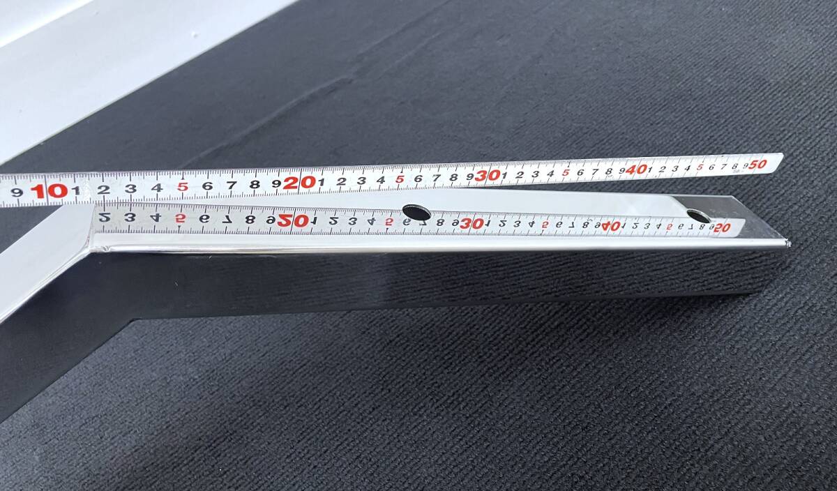 訳有品 鏡面ステンレス 幅85mmサイズ サイドバンパー用取付けステー 1本