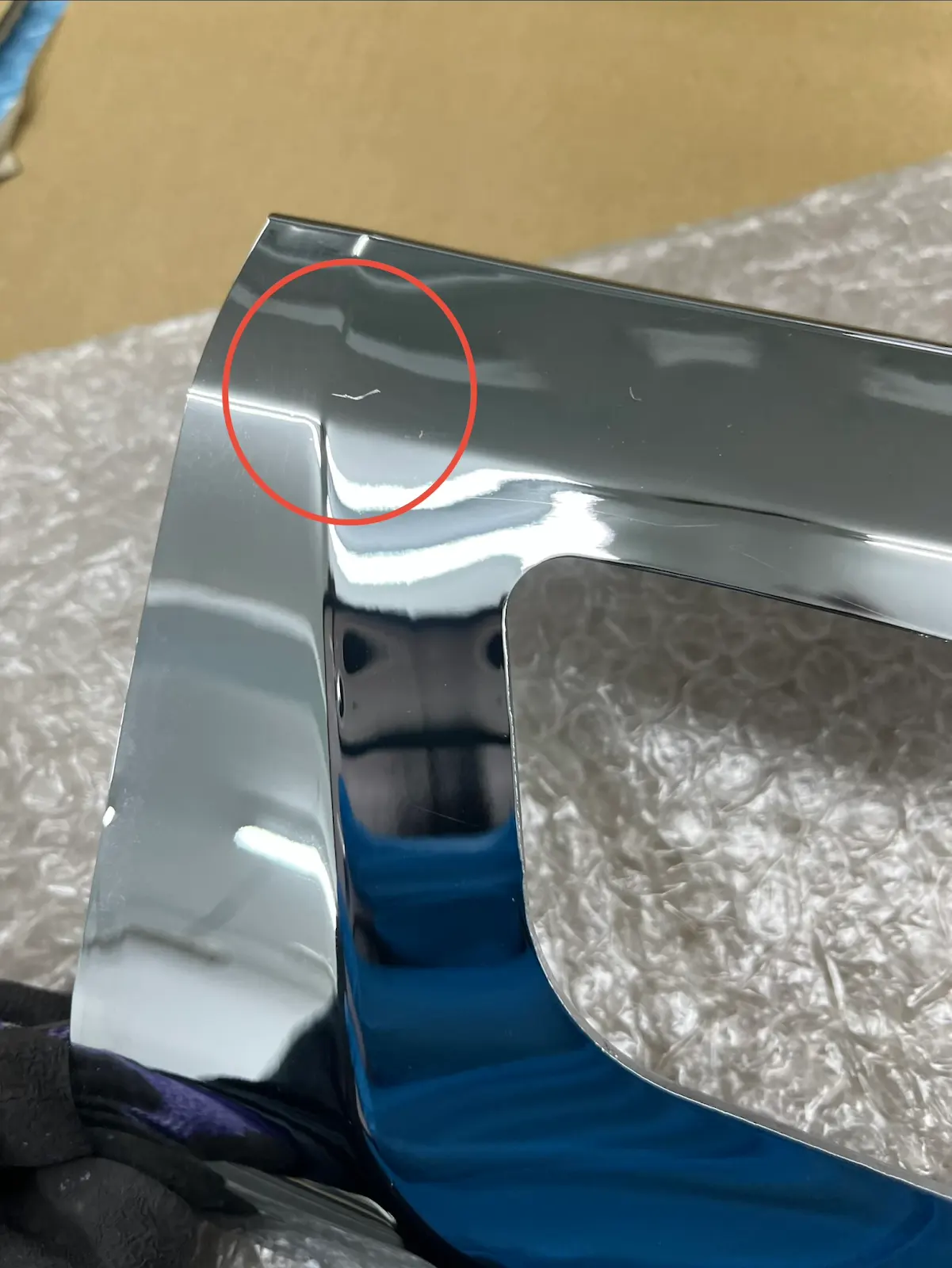 【訳あり品】 メッキ ワイパーパネル 被せ式 3分割 日野 17レンジャー ワイド用 H8038S