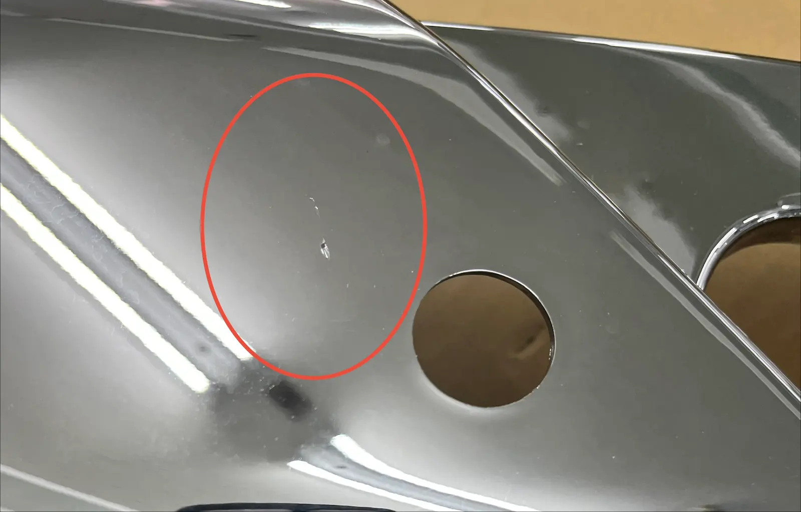 【訳あり品】 メッキ ワイパーパネル 被せ式 3分割 日野 17レンジャー ワイド用 H8038S