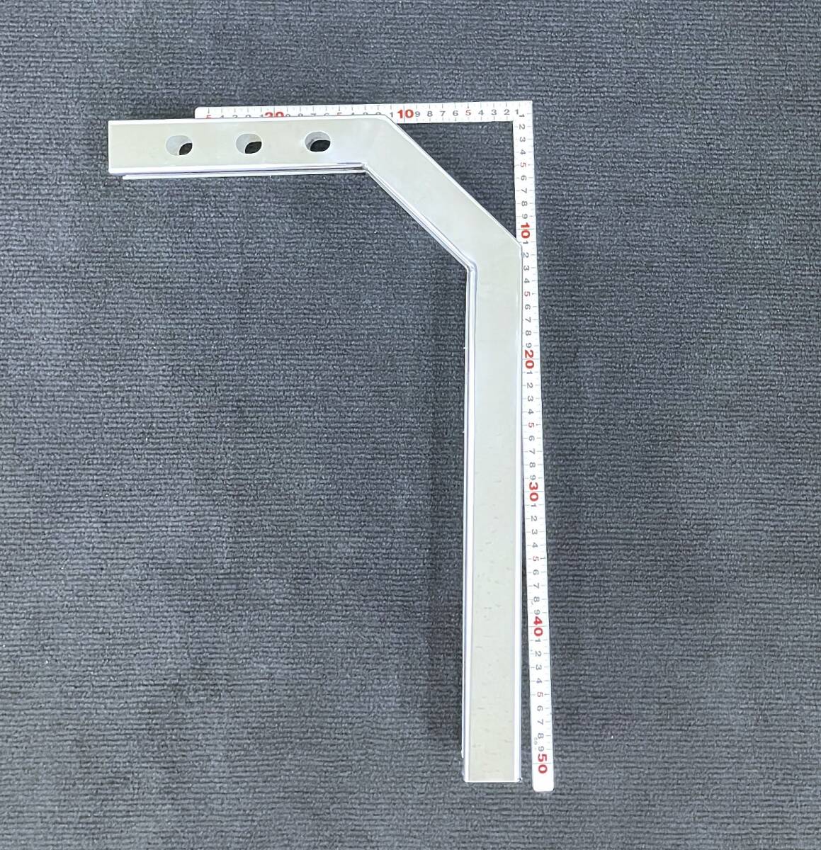 訳有品 鏡面ステンレス 幅100mmサイズ サイドバンパー用取付けステー 1本