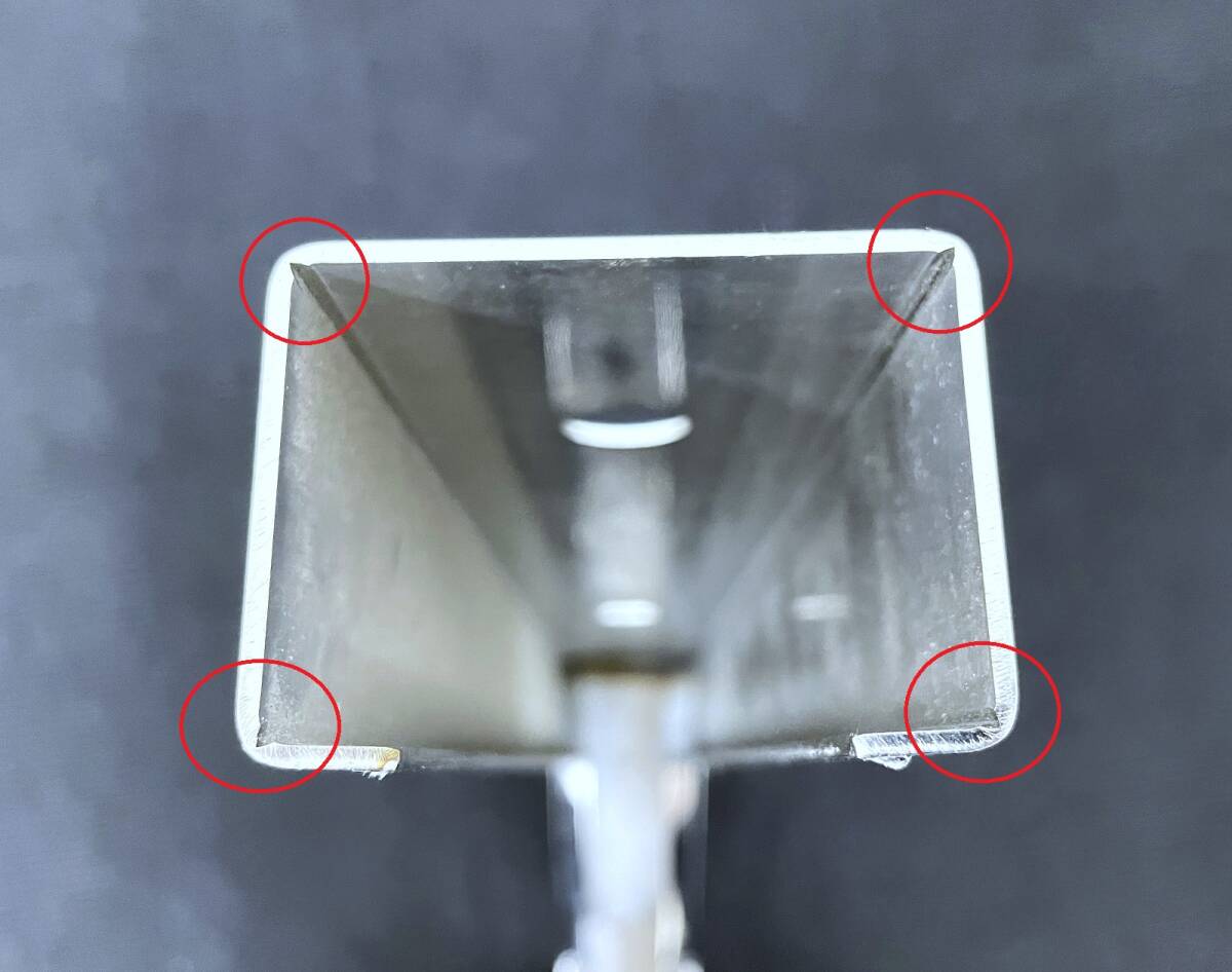 訳有品 鏡面ステンレス 幅100mmサイズ サイドバンパー用取付けステー 1本