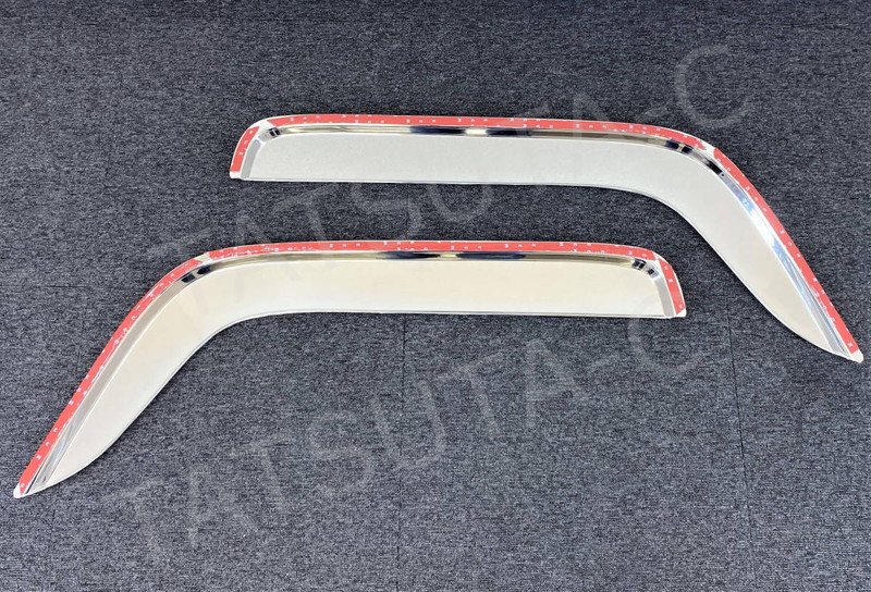 メッキ ドアバイザー 左右セット 日野デュトロ/トヨタダイナ ワイド H0750S