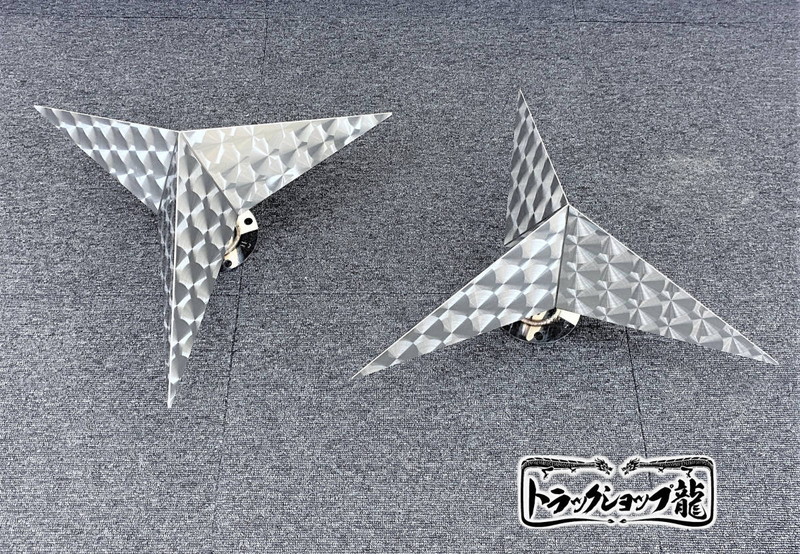 鱗柄ステンレス 【22.5インチ/H235mm】 ベンツ型 ホイール