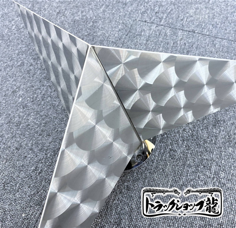 鱗柄ステンレス 【22.5インチ/H235mm】 ベンツ型 ホイール