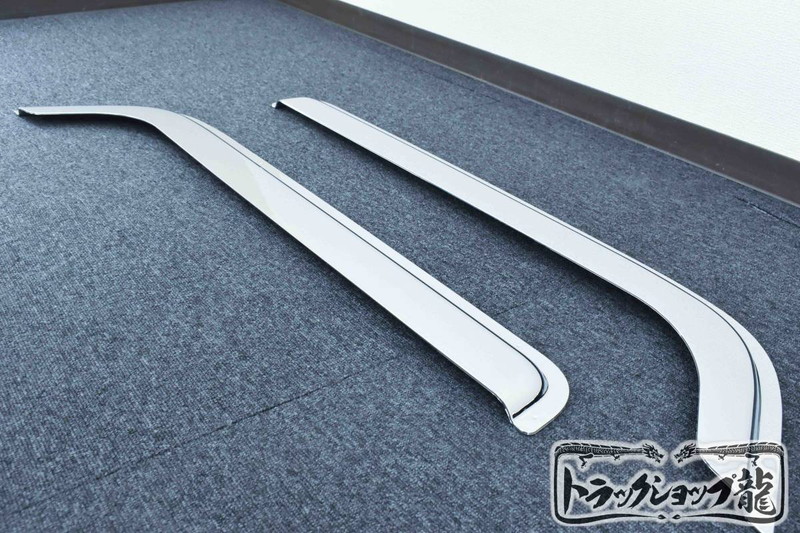 メッキ ドアバイザー 左右セット 三菱ふそう 20キャンター/ブルー