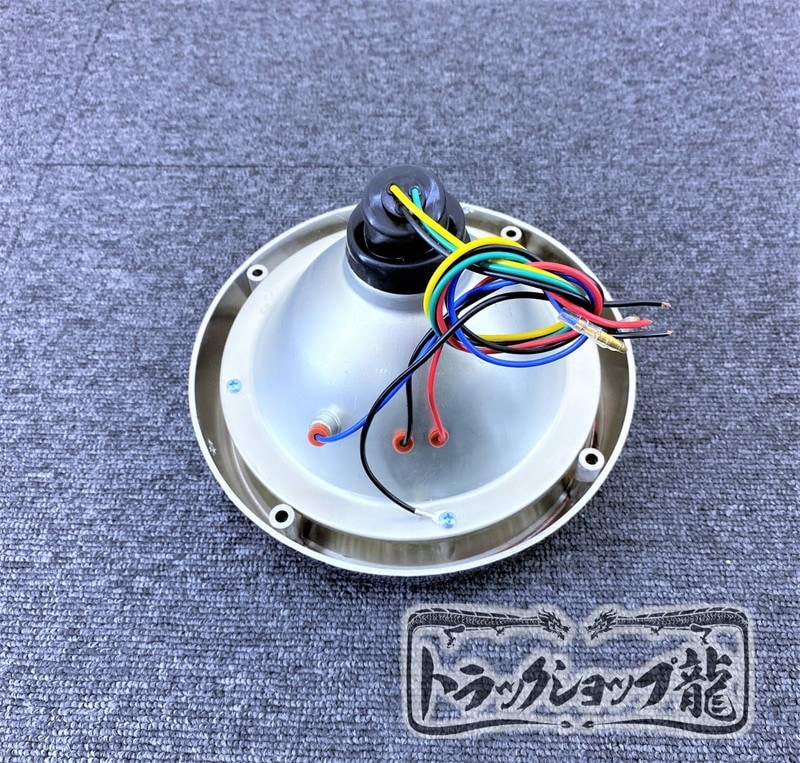 丸形 スカイライン テールランプ メッキリング付き レンズ 【赤