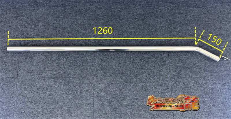 ステンレス アンテナステー ルーフ取付金具2個付き φ38パイプ 60° 標準ルーフ用 CB アマチュア 無線 S0215D
