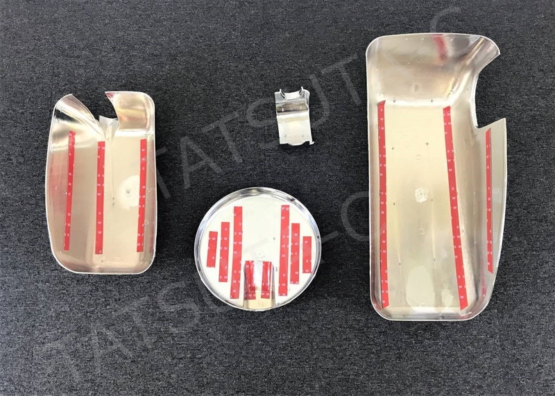 メッキ ミラーカバー 3点セット 三菱ふそう スーパーグレート2000 NEW/17スーパーグレート G0289T