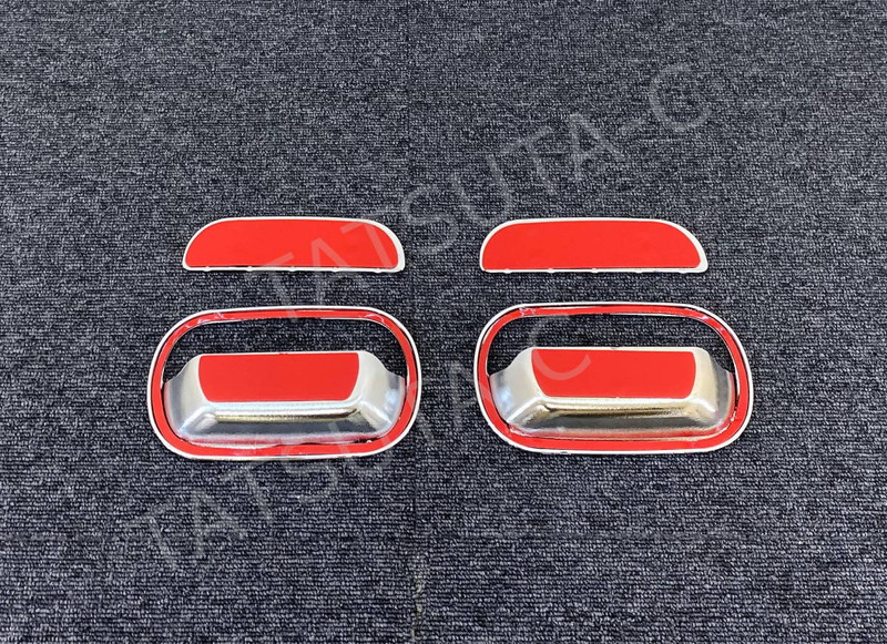 メッキ ドアハンドル ガーニッシュ ドアハンドル 左右セット いすゞ NEWエルフ/超低PMエルフ/07エルフ ローキャブ I0913S