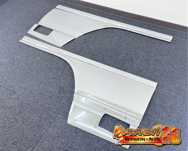 メッキ ドアガーニッシュ＆アンダーカバー 4点セット いすゞ 07エルフ ローキャブ I0013D