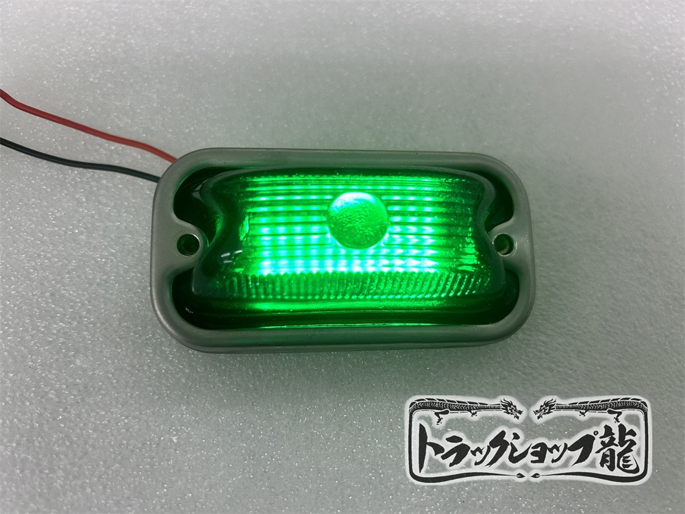 光源 板タイプ 角マーカー 【緑色板/グリーンレンズ】 1個 LED