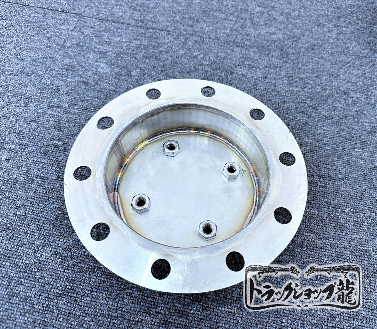 ステンレス リアハブキャップ 22.5インチ 10穴 4個組 センター