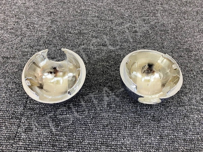 メッキ ミラーステー ホルダーカバー 大 Φ82 2個セット いすゞ 07エルフ 標準/ワイド I0919S