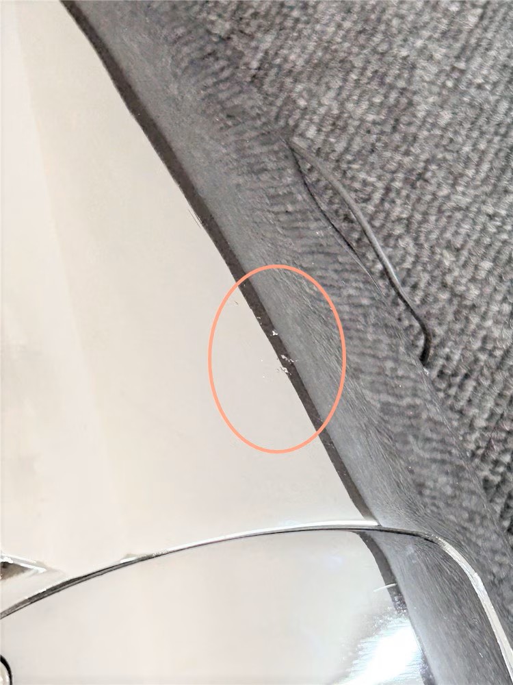 【訳あり品】 ナマズマーカー 大 クロームメッキ サイドランプ 背ビレ発光 【瑠璃色】 五光タイプ 舟形 ガラスレンズ 1個 G8597S