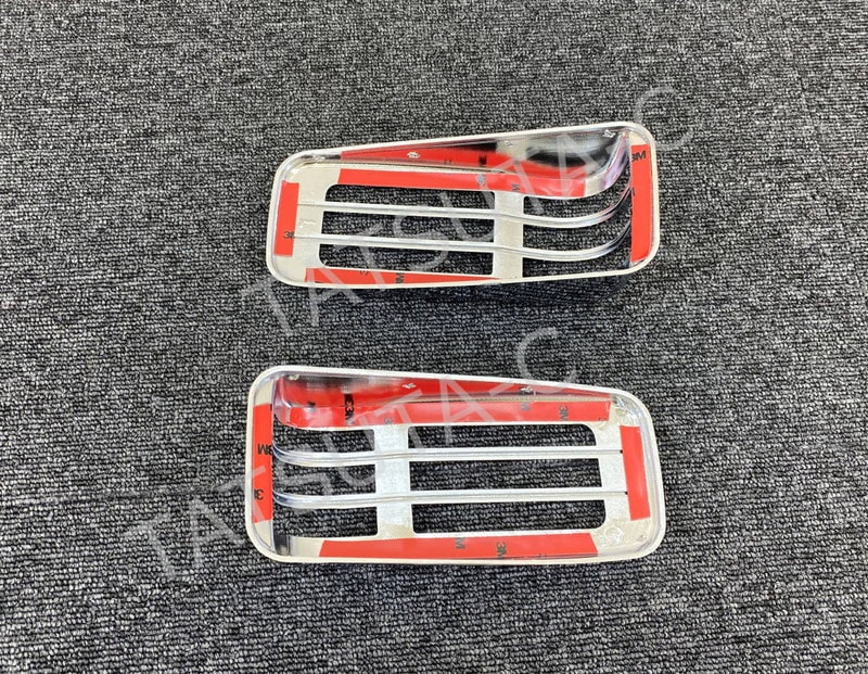 メッキ ドアサイドマーカーランプ カバー 左右セット いすゞ 07エルフ ハイキャブ/ 07フォワード I0911P