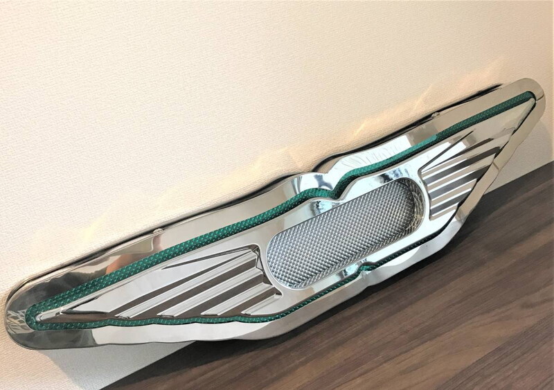 大型 バスマーク用部品 メッキ ウイングマーク 1枚 日野 バスマーク