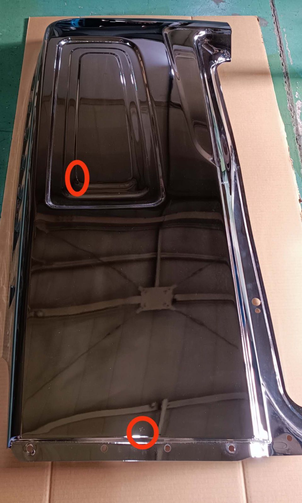 訳あり品】 メッキ 寝台パネル サイドパネル 左右セット 日野 17