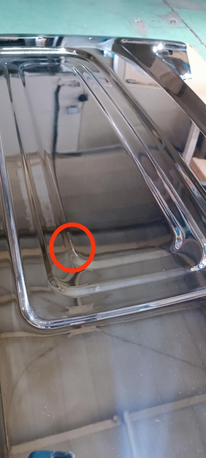 【訳あり品】 メッキ 寝台パネル サイドパネル 左右セット 日野 17プロフィア/グランドプロフィア/17レンジャー/レンジャープロ ノーマルルーフ用 H8048P