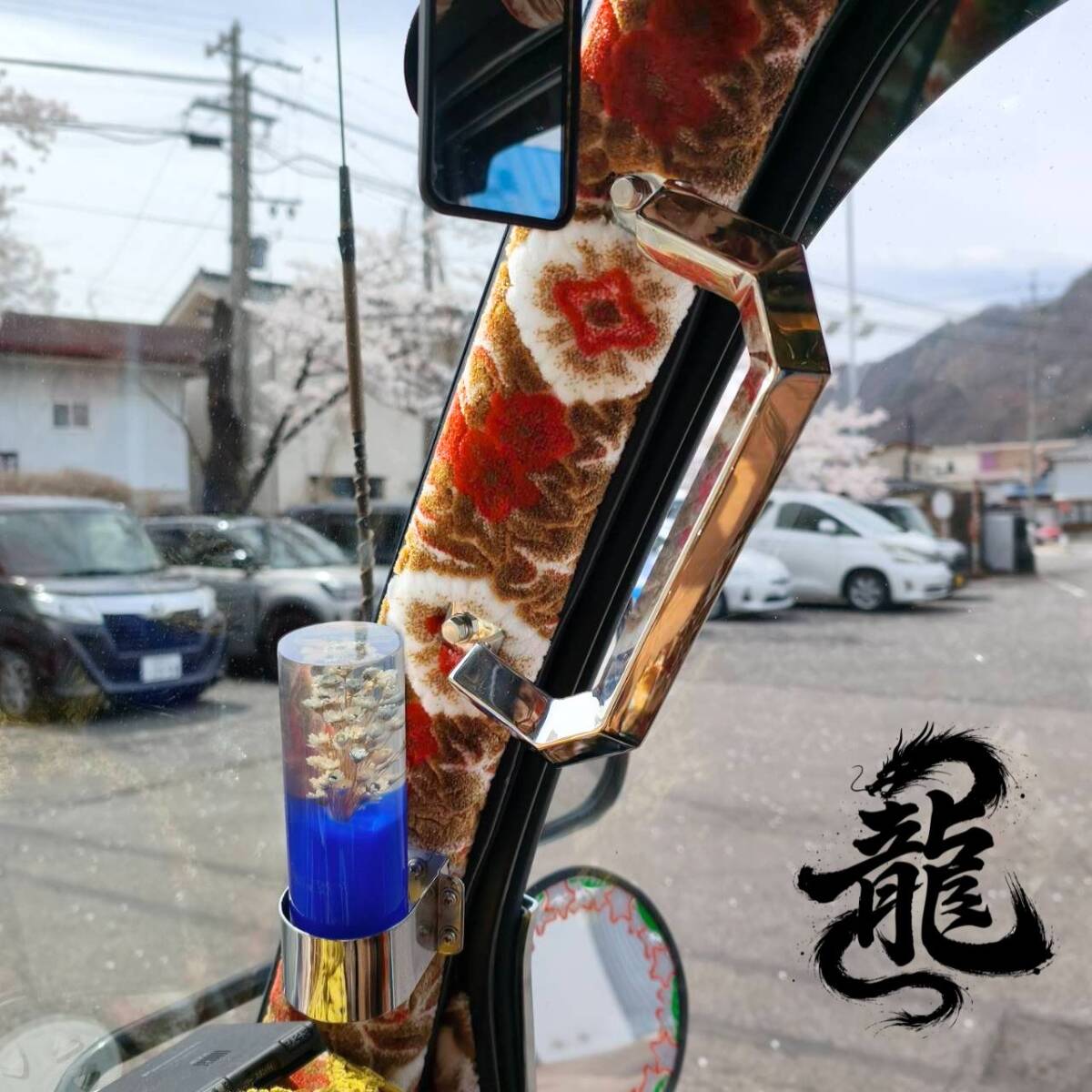 三菱ふそう NEWキャンター ステンレス製 アシストグリップ 左右セット