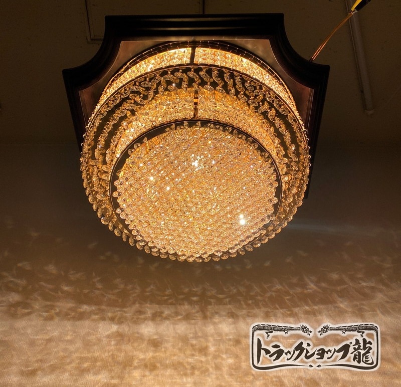 長*誠様 シャンデリア ゴールド　シャンデリア 45㎝　ケーキタイプ 高品質 ケーキ型 シャンデリア 45㎝ フルゴールドメッキ