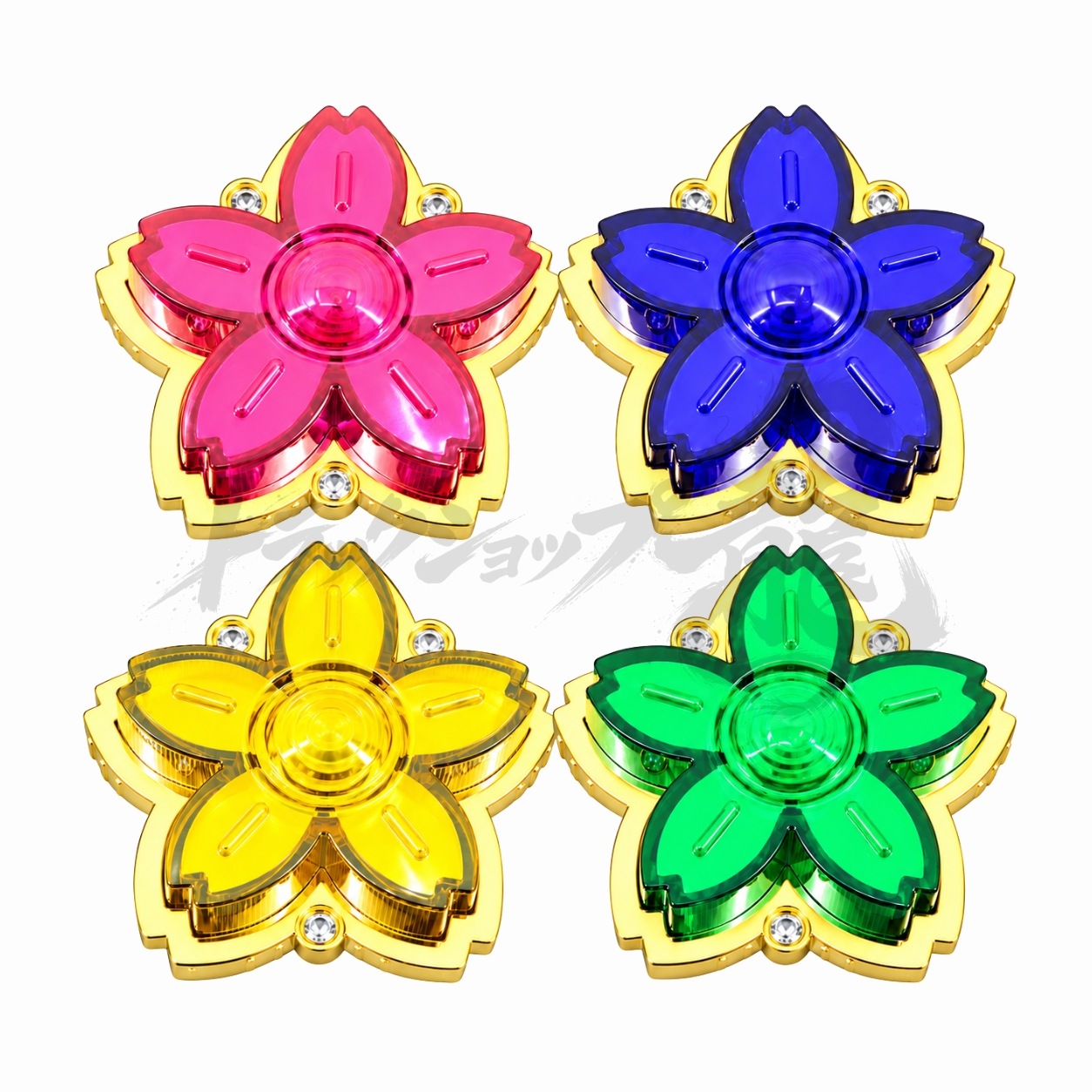 サクラマーカーランプ 【緑色】 2個セット 金色 メッキ 桜マーカー G0538S