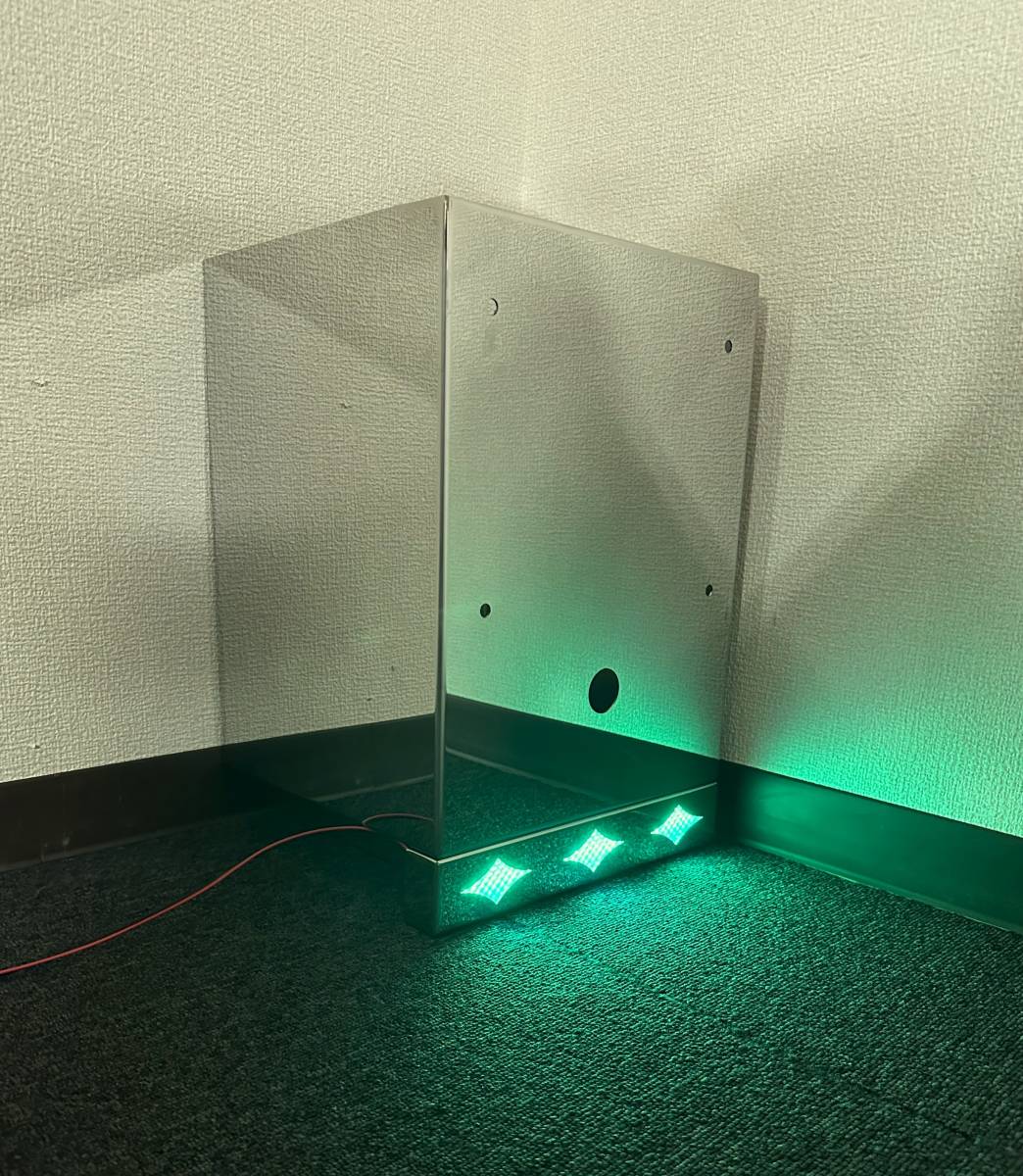 ステンレス 菱抜きアンドン 鏡面 巾280mm LEDライト付き トレクス 油圧