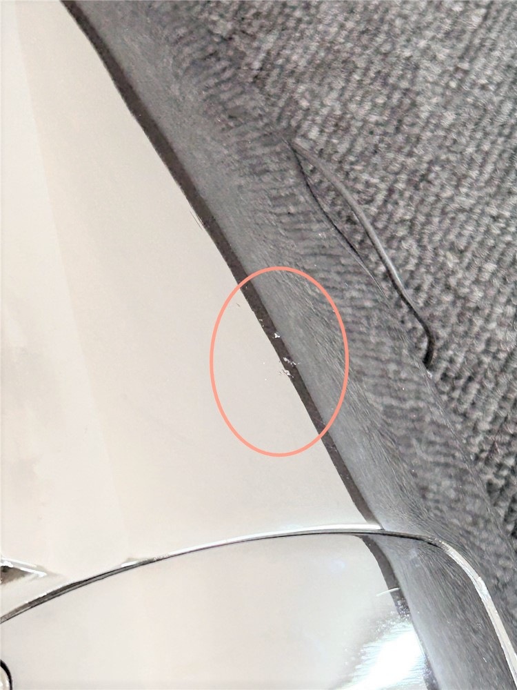 【訳あり品】 ナマズマーカー 大 クロームメッキ サイドランプ 背ビレ発光 【赤色】 五光タイプ 舟形 ガラスレンズ 1個 G8600S