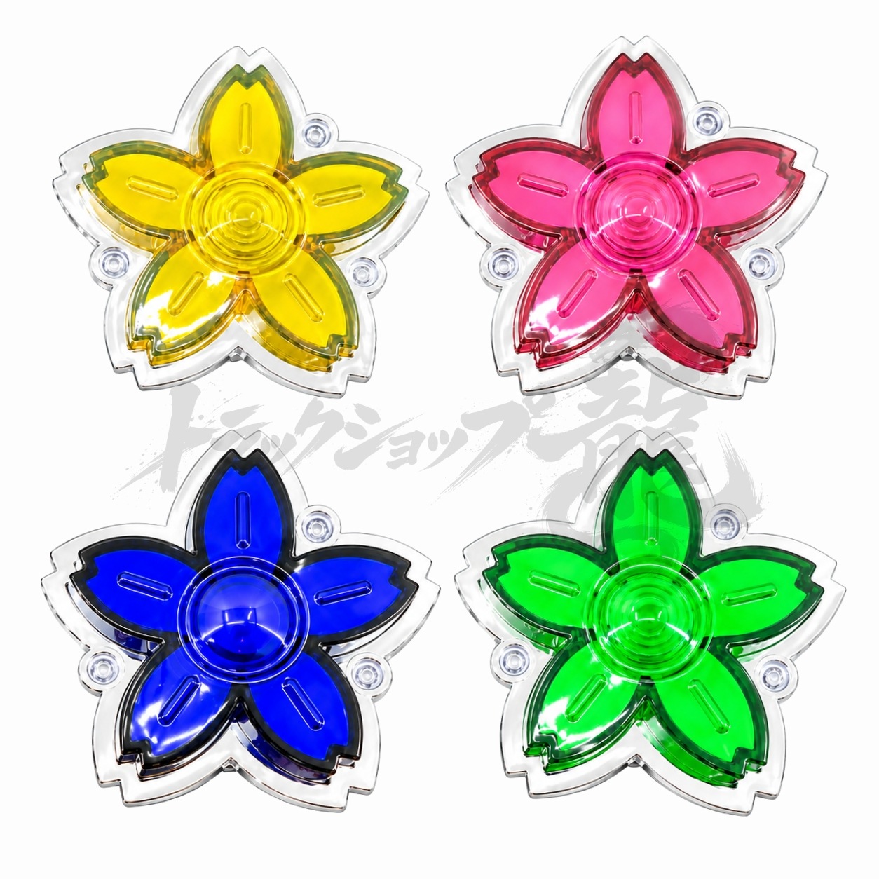 サクラマーカーランプ 【瑠璃色】 2個セット 銀色 メッキ 桜マーカー