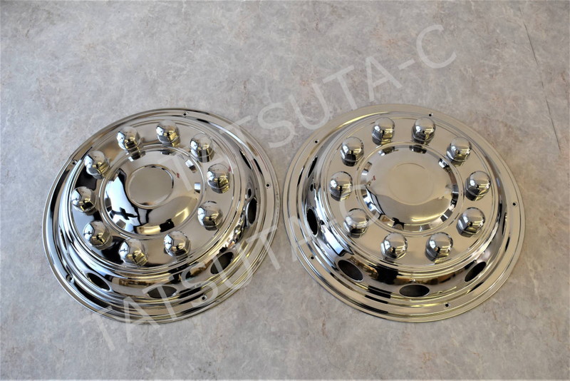 ステンレス ホイールライナー ホイールカバー 22.5インチ 10穴