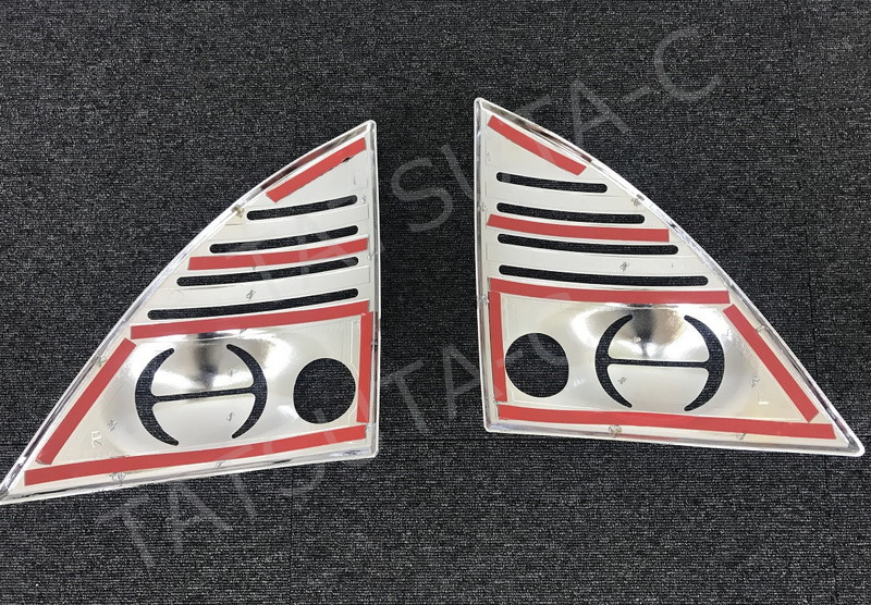 デコトラ　ウィンカーカバー　日野トラック ジェットイノウエ ウインカーメッキカバー 左右セット 日野 デュトロ