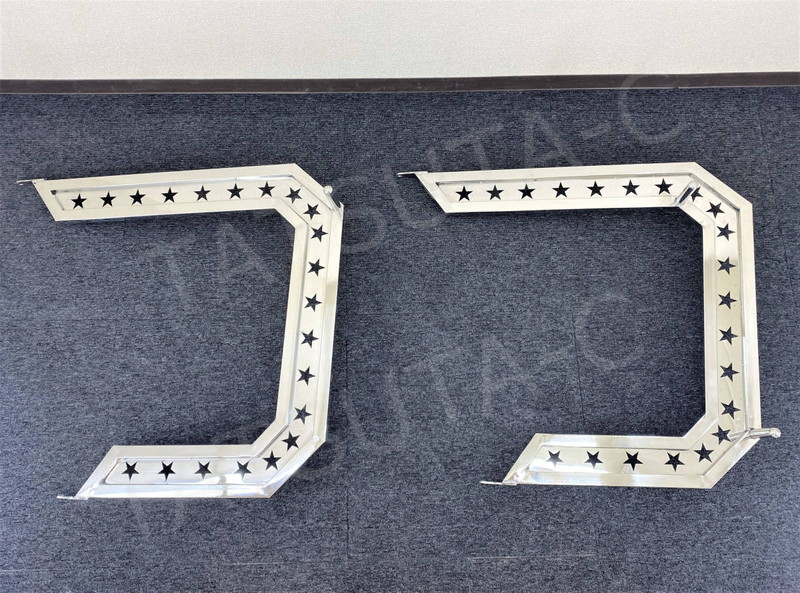 日野レンジャー　ウロコステン　セット 送料無料】日野 レンジャープロ ステンレス マッドガード ウロコ