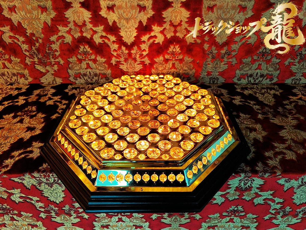 六角形　シャンデリア　天井　デコトラ 新入荷 オリジナル新品 高品質 薄型 八角形 天吊り シャンデリア 60