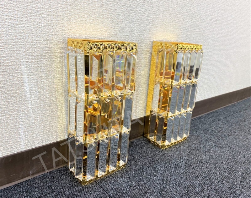 ゴールドキング　壁掛けシャンデリア　調光器　サロンバス　デコトラ　レトロ　当時物 Yahoo!オークション -「ゴールドキングシャンデリア壁掛け」の落札相場