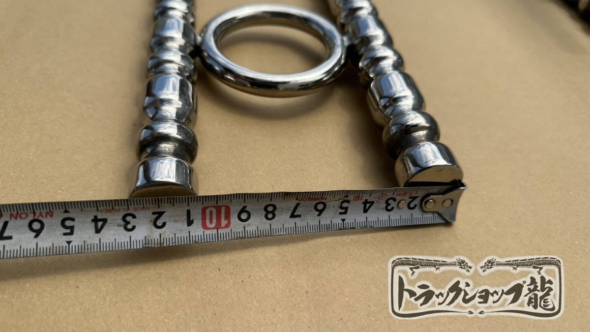 ステンレス キャブ梯子 2本セット 1.8m Φ25 絞りパイプ リングタイプ ハシゴ S0806S