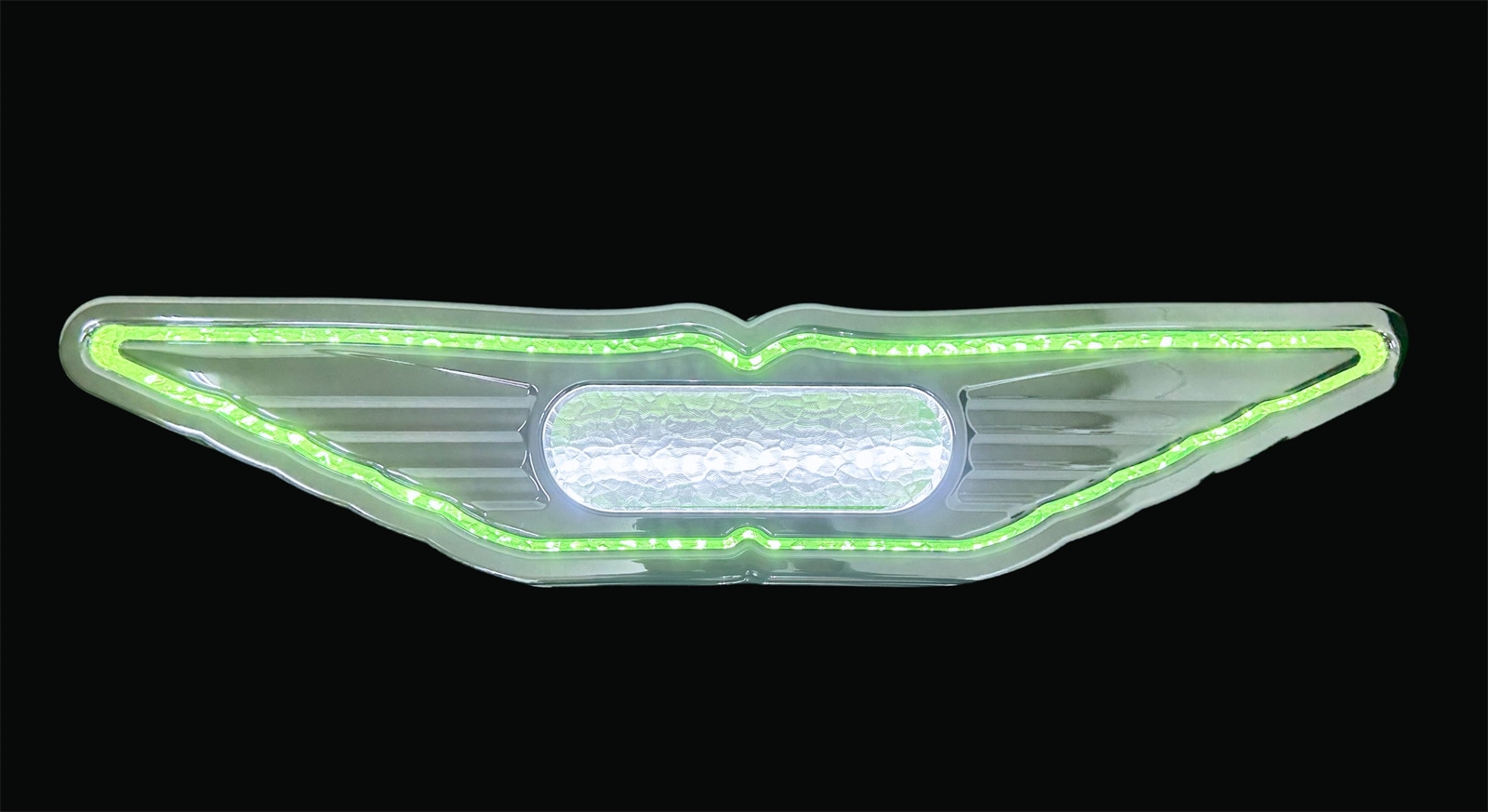 メッキバスマーク用部品 大型 石目ガラス仕様 アクリル板 選べる4色