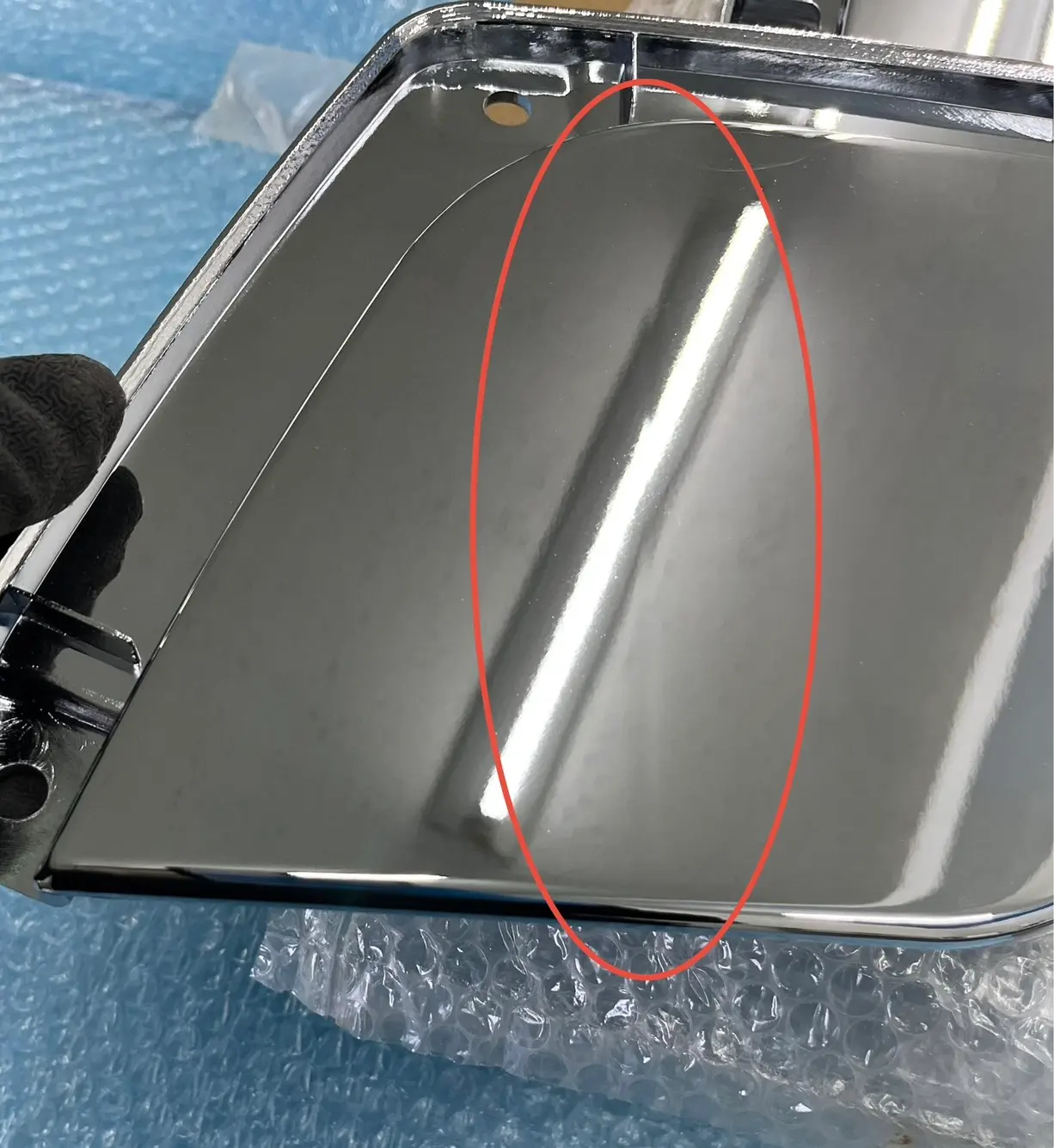 訳あり品】 メッキ フェンダーシールド 左右セット 三菱ふそう 