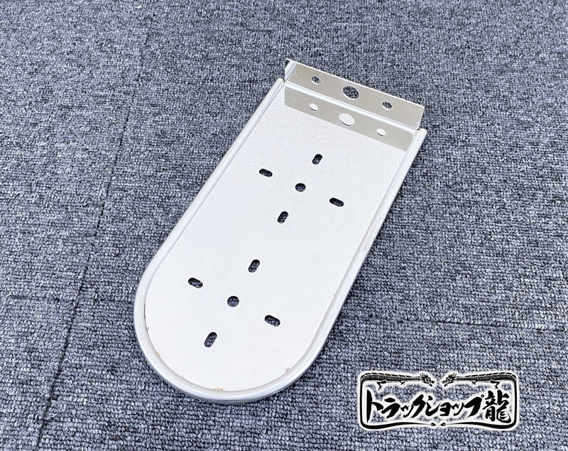 鏡面ステンレス バスマーカーステー 2連タイプ 2枚セット 丸棒巻き サイドマーカーステー S0242D